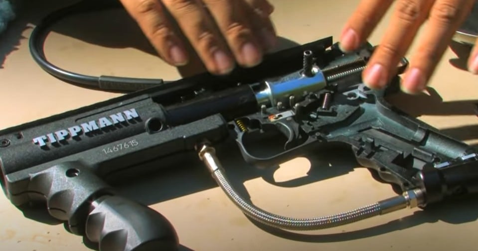How to Clean a Paintball Gun cleaning 