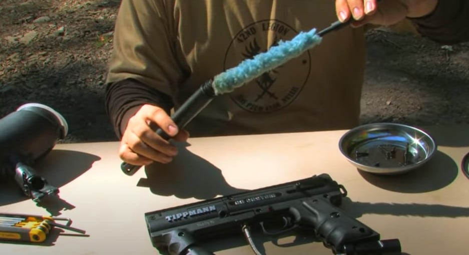 How to Clean a Paintball Gun barrel is an important part to clean