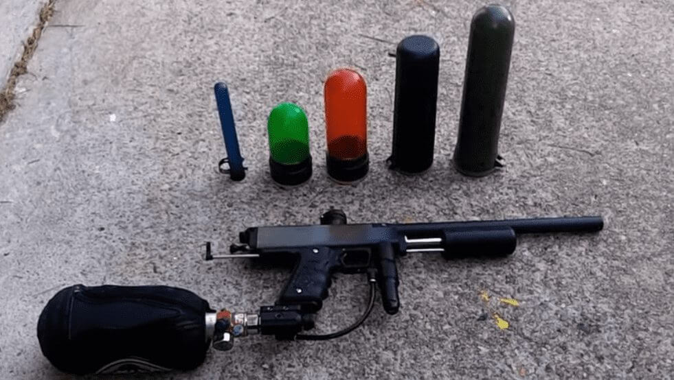 pump paintball gun