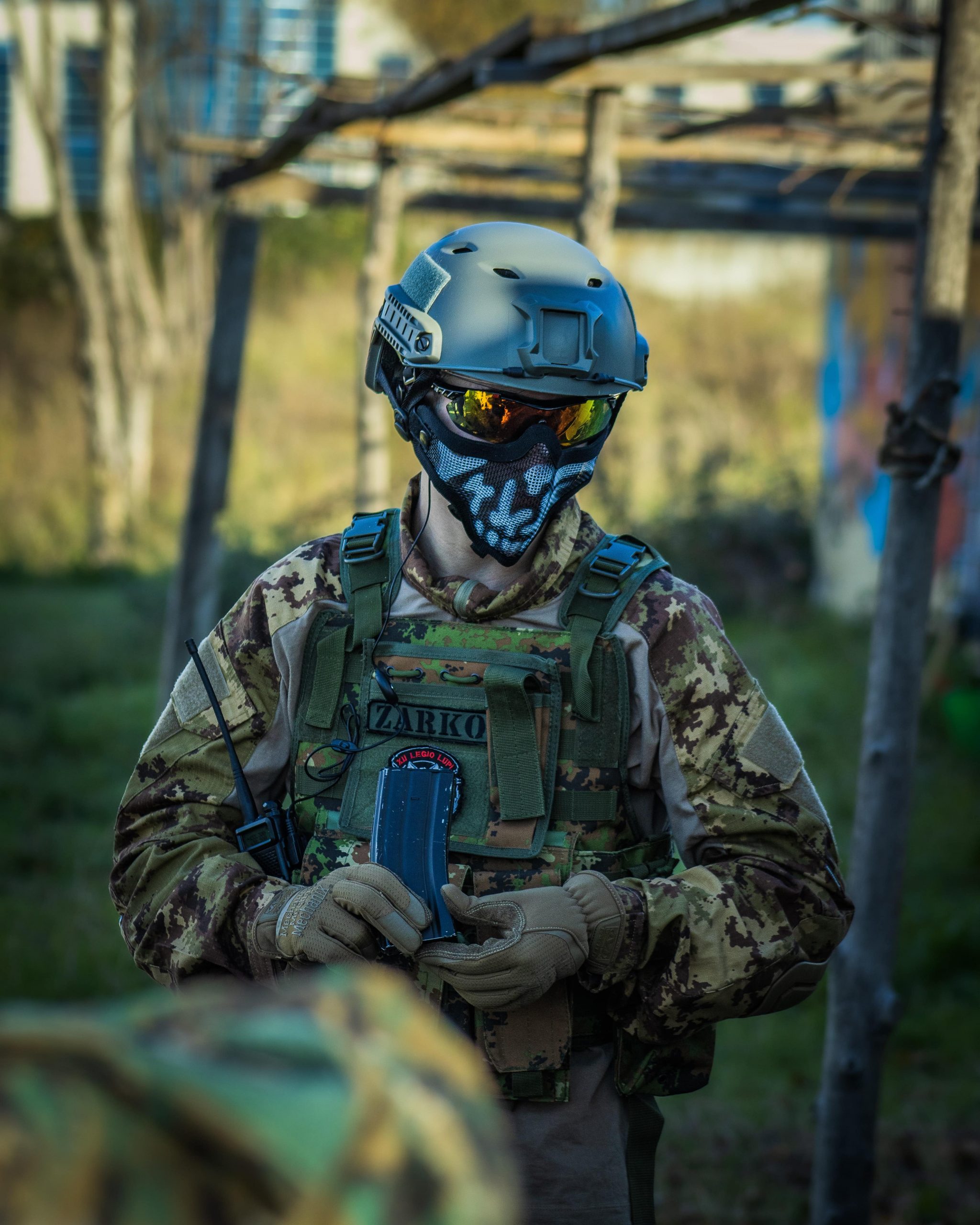 The paintball mask cost is also included in the paintball cost.