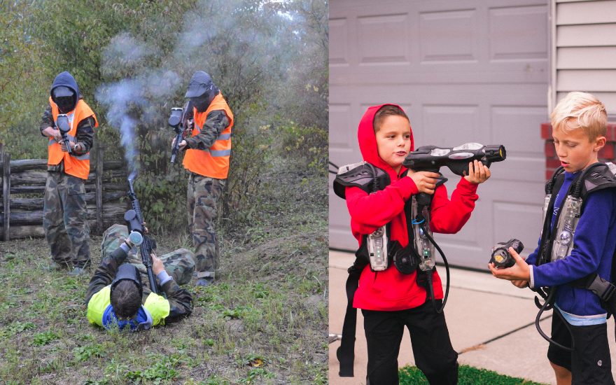 paintball vs laser tag- How paintball and laser tag are different?