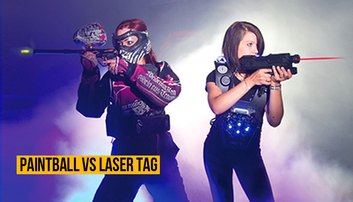 paintball vs laser tag. paintball or laser tag? similarities and differences between paintball and laser tags
