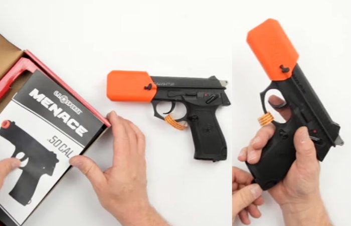 GI Sportz Menace .50 Cal Paintball Pistol- Best paintball pistols with affordable price