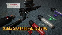 can a paintball gun shoot pepper balls