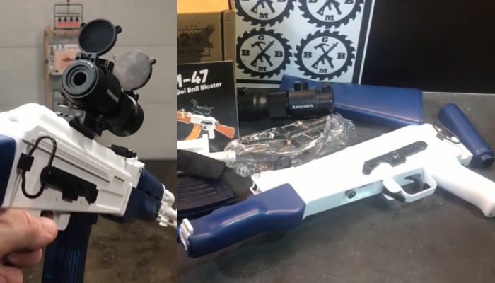 large AKM-47 Gel Blaster with Drum