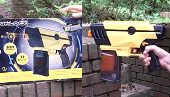  Unlocx Splatter Ball Gun- best gel blasters describing gel blaster guns
