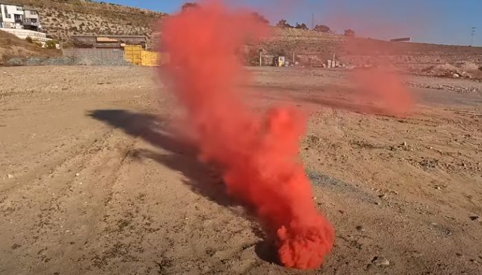 Smoke Grenade Explosion